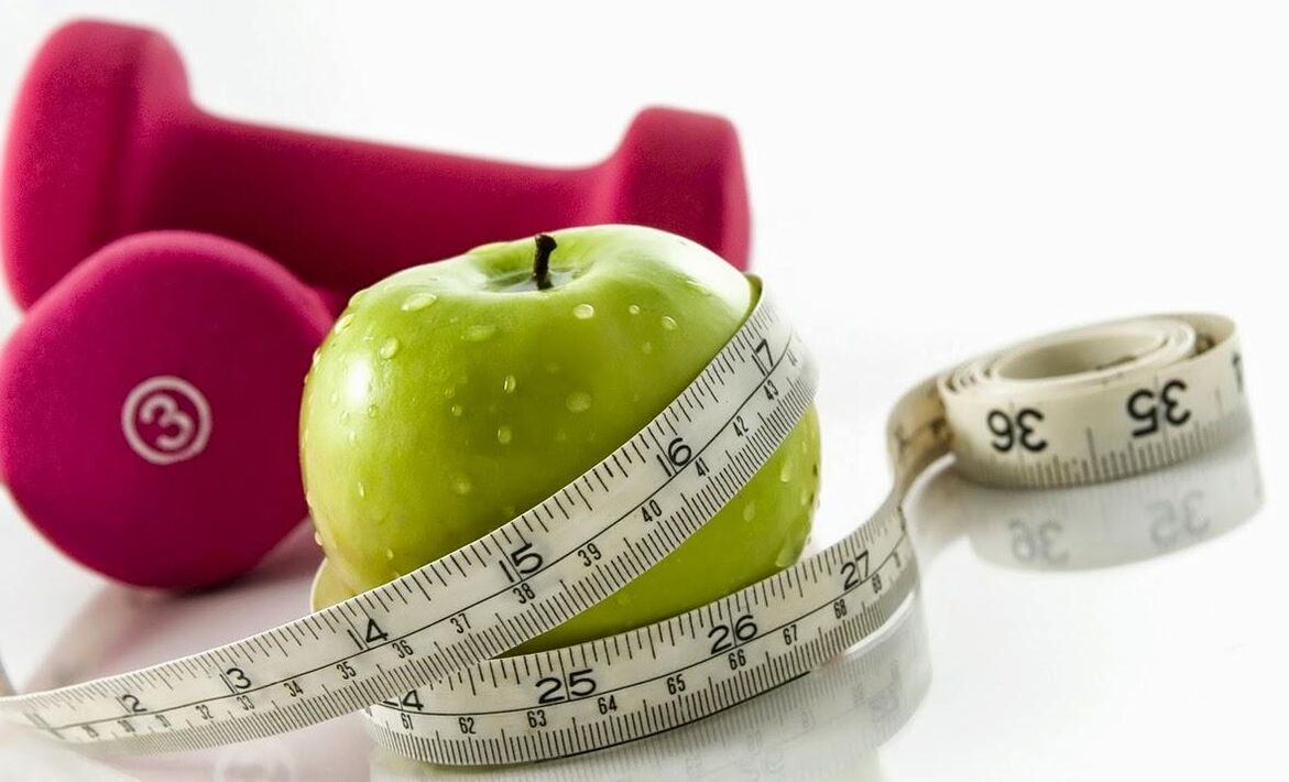epal dan dumbbell untuk penurunan berat badan sebanyak 10 kg sebulan
