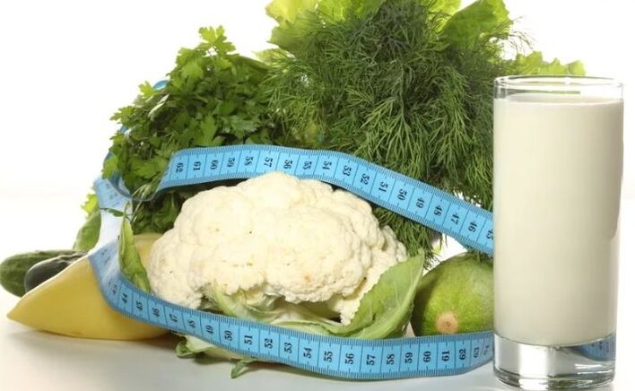 kefir dan sayur-sayuran untuk penurunan berat badan