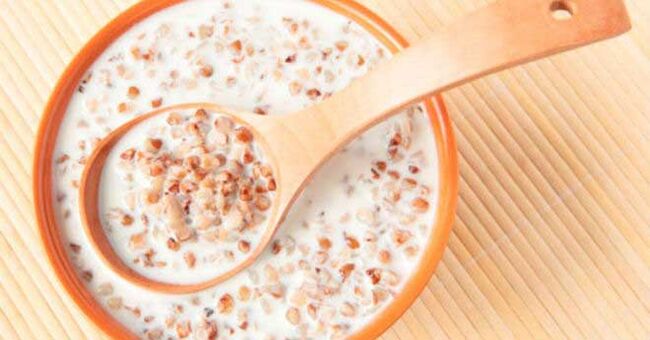 Buckwheat pada kefir